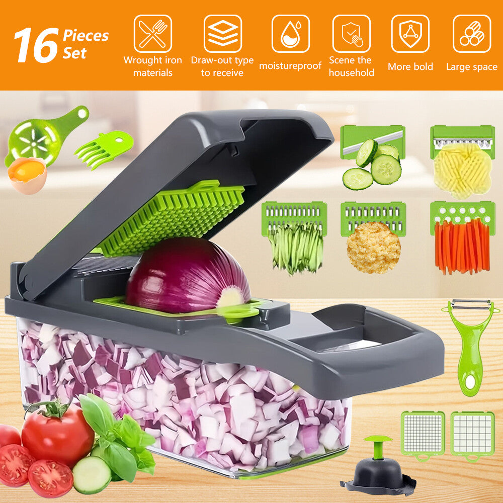 16 in 1 Vegetable Cutter