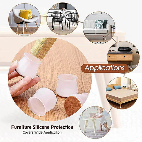Silicone Chair Leg Protectors