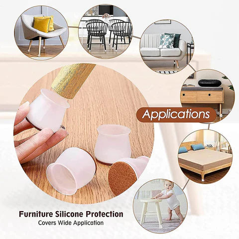 Silicone Chair Leg Protectors