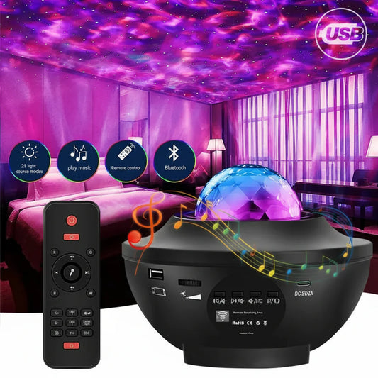 Galaxy Light Projector with Bluetooth