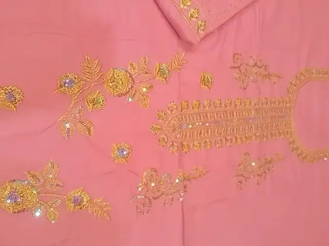 Cotton Embroidered 2-Piece Unstitched Winter Suit