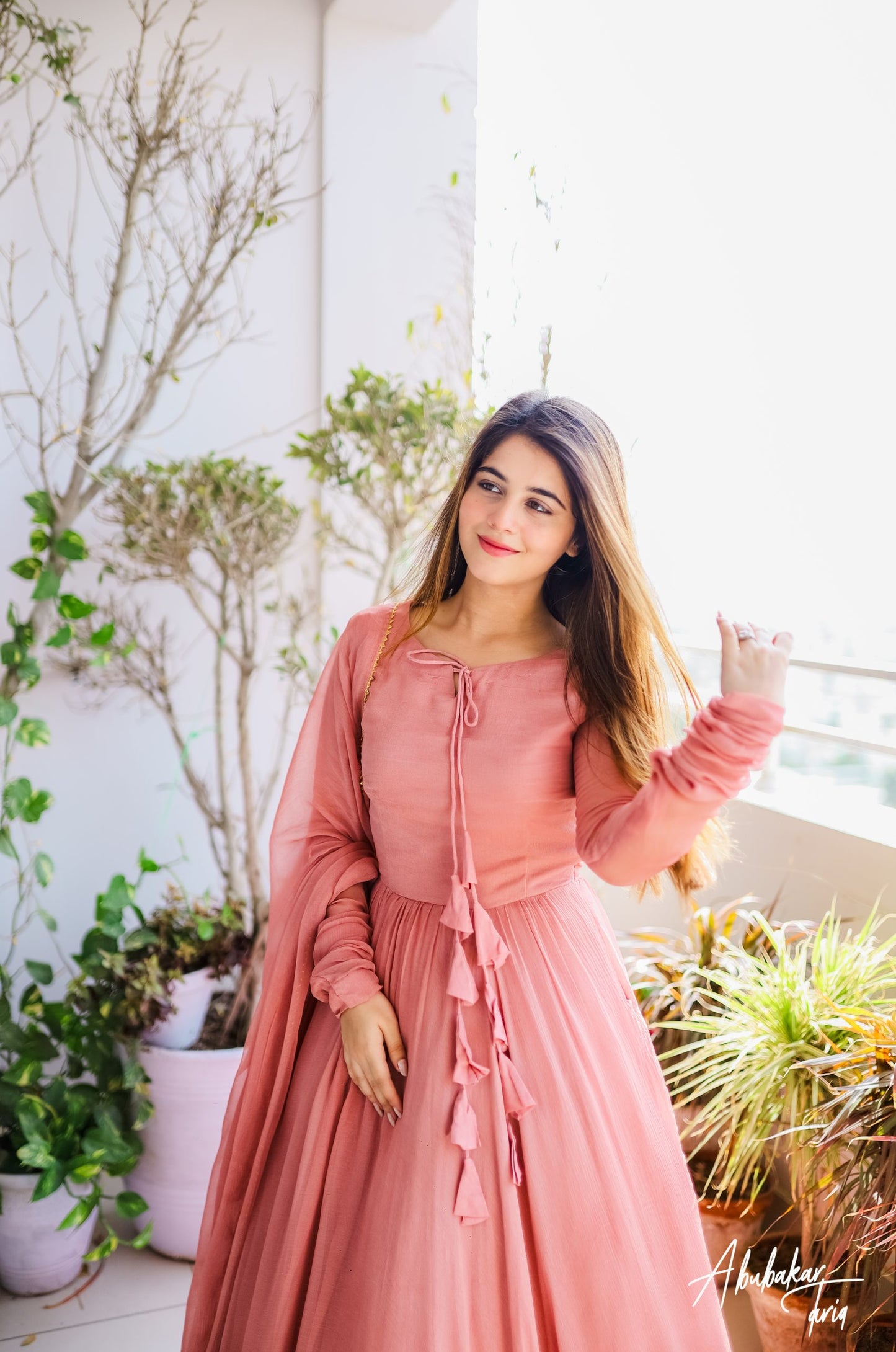 Dealistaan Fancy Flair 3-Piece Stitched Frock Set